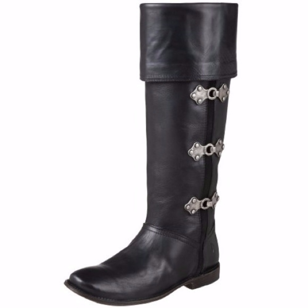 FRYE BOOTS "Paige"- Clover Leather Boots