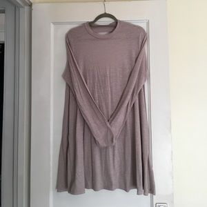 Free People Long-Sleeve Dress w/ Back Cutout