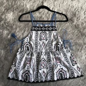 Saylor embroidered tank