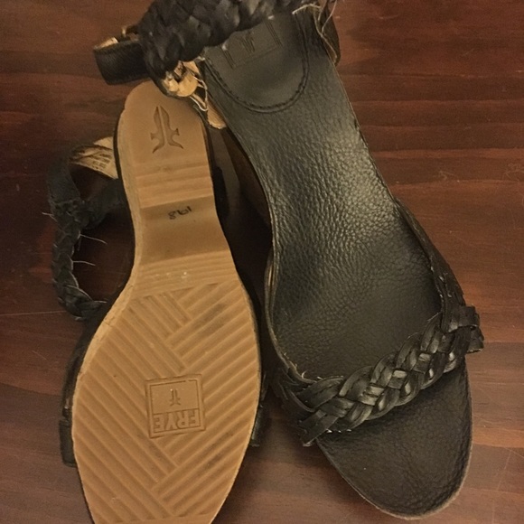 Frye cork wedge sandals - Picture 2 of 2