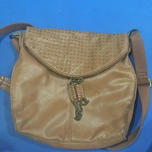 The Sak Sliverlake Cross Body Purse Tobacco Brown