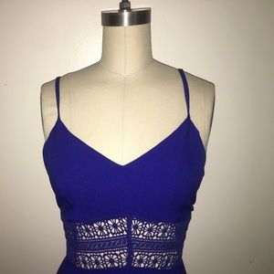 Royal blue sweetheart homecoming dress