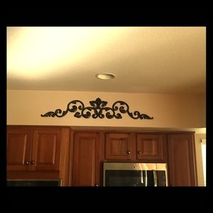 Metal wall art - bronze