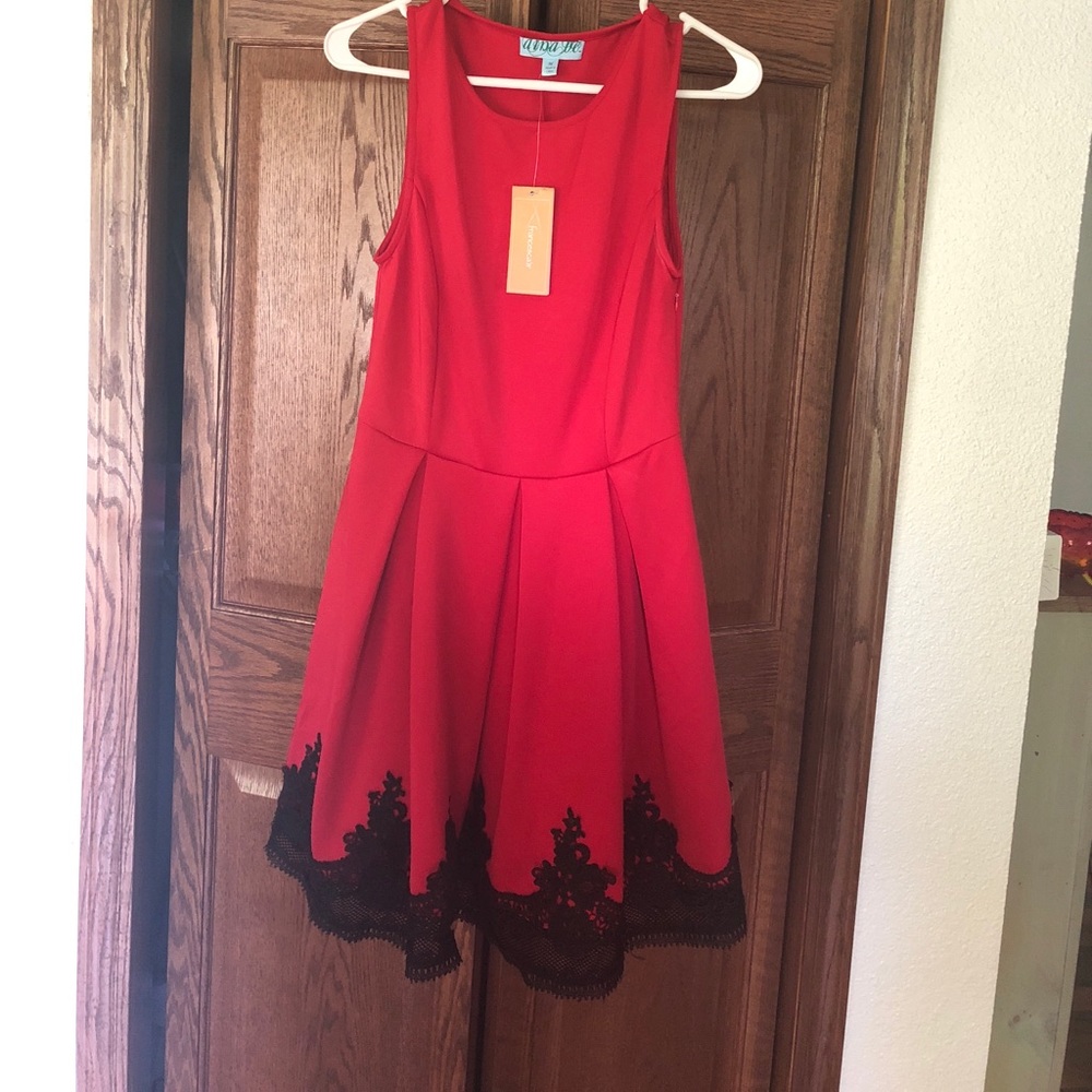 Red/black dress