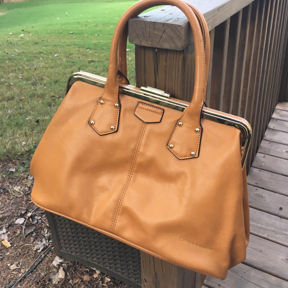 {Catherine Malandrino} Tan spacious Handbag 👜