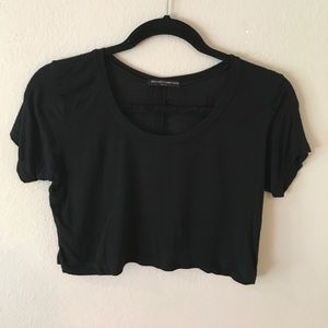 Black Brandy crop top
