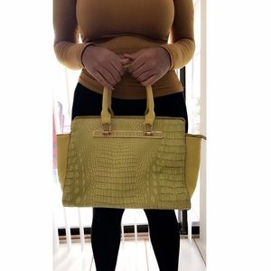 Highlighter colored handbag
