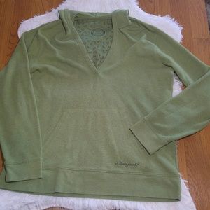 Life is Good V Neck Pullover Hoodie