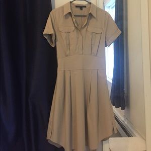 Adorable Khaki Shirt Dress
