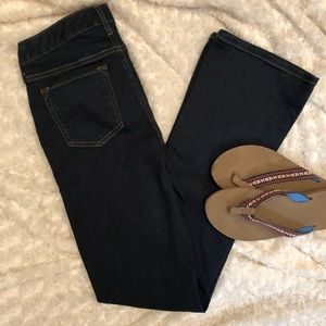 NWT Eddie Bauer Slightly Curvy Dark Wash Jeans
