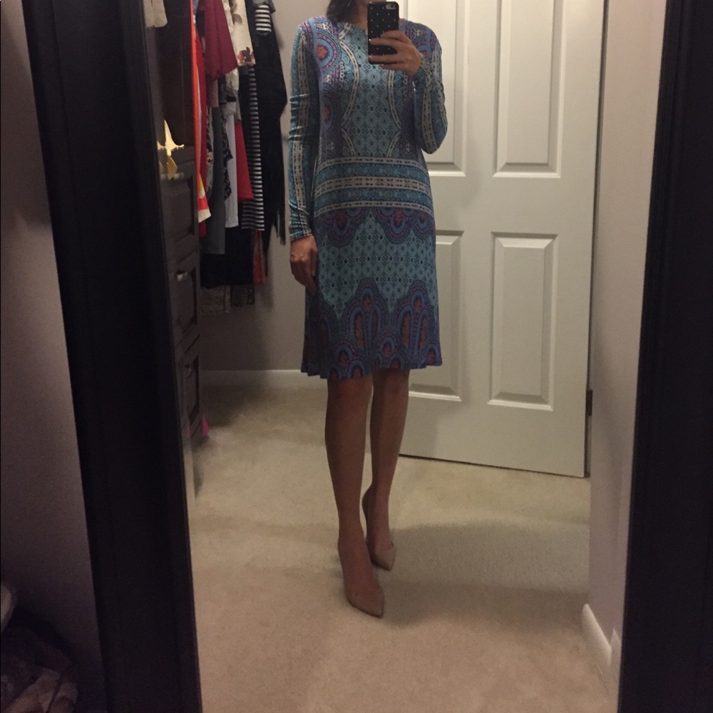 BCBG Maxazria print dress