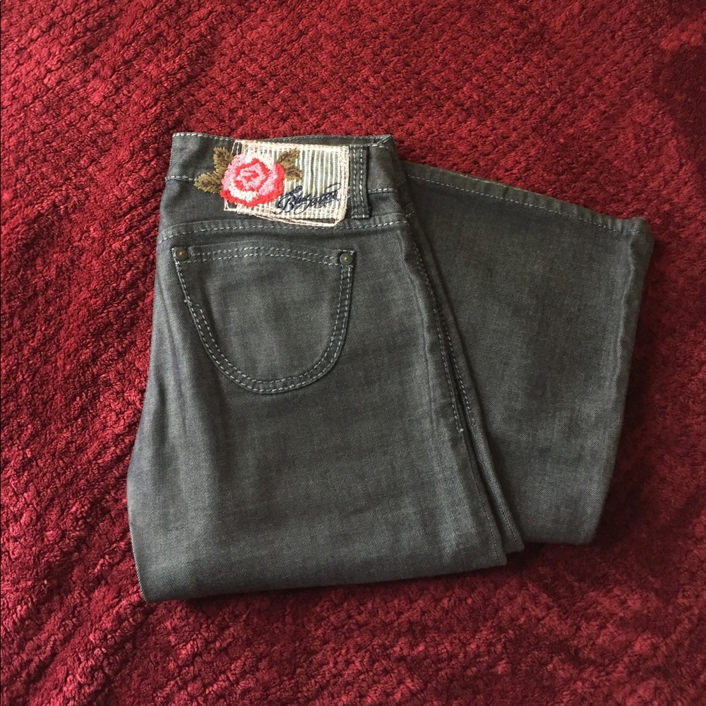 Blue Taboo Wide Leg Jeans