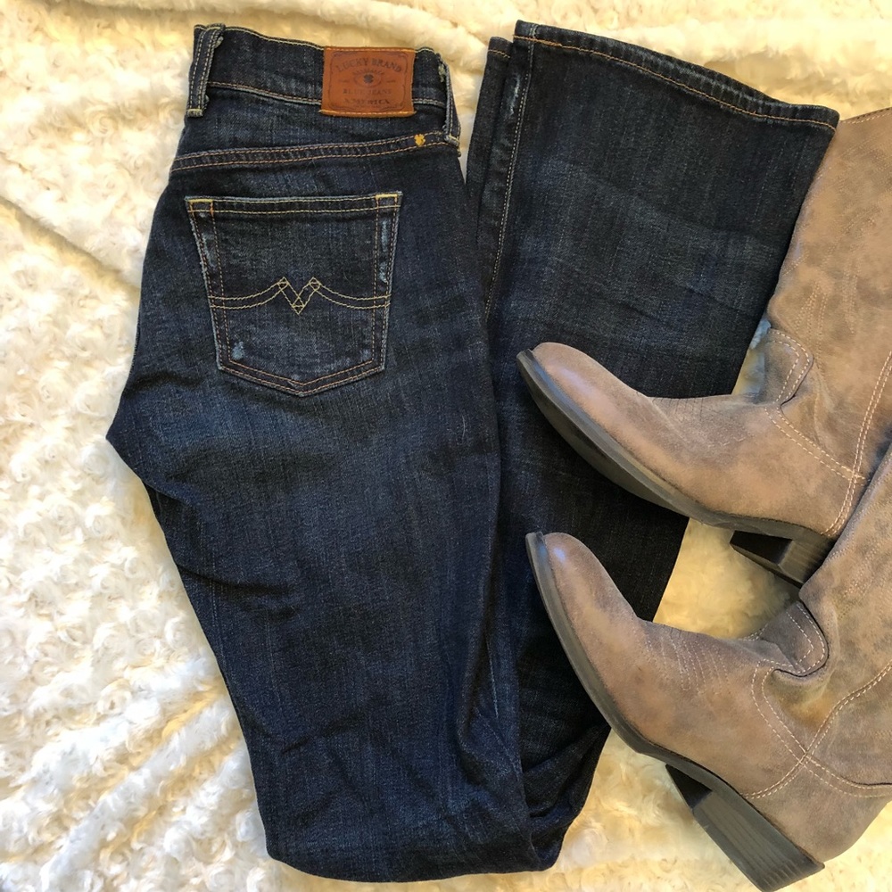 Lucky Brand Sweet ‘N Low Dark Wash Bootcut Jeans
