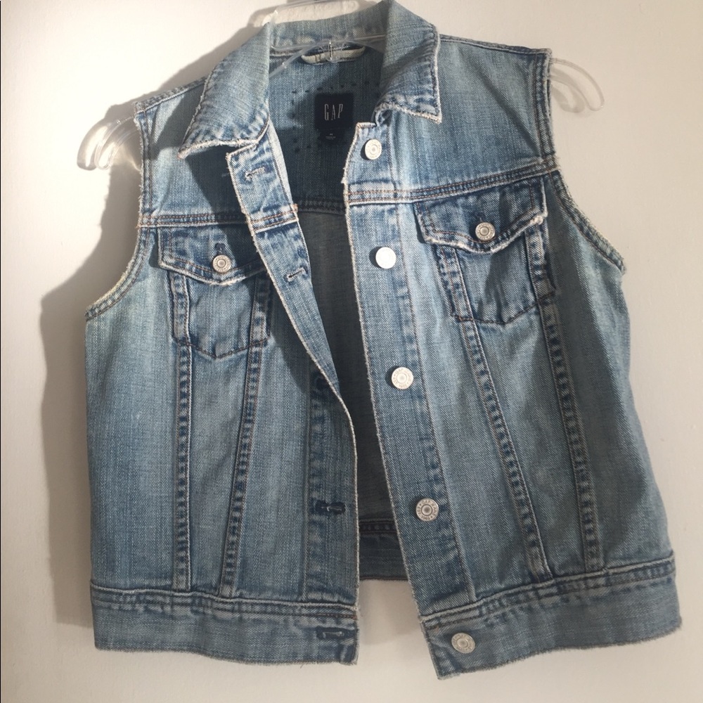 Denim Jean jacket vest