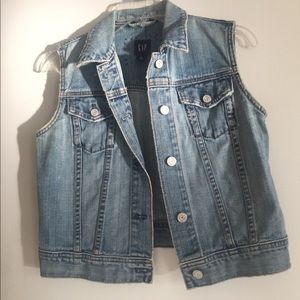 Denim Jean jacket vest