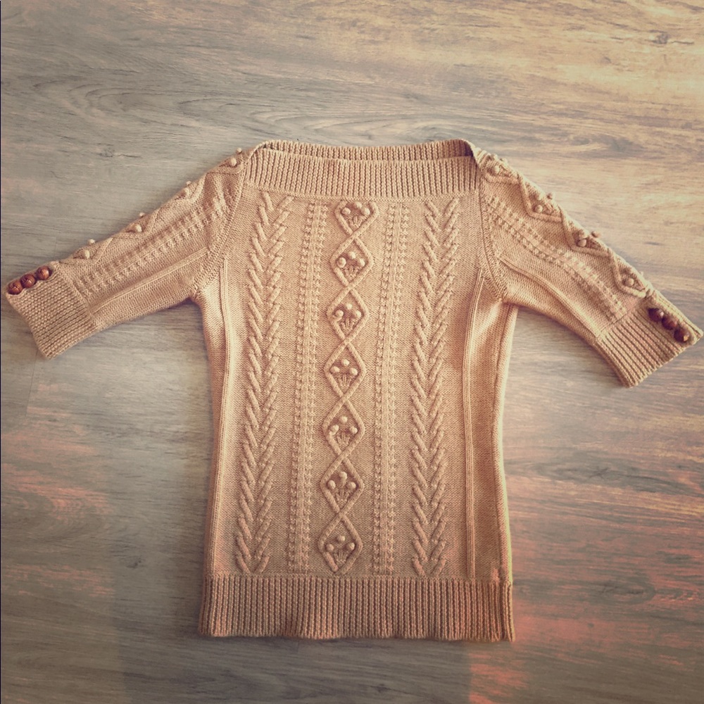Juicy Couture Short Sleeve Knitted Sweater Size S