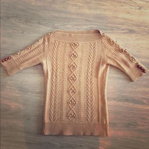 Juicy Couture Short Sleeve Knitted Sweater Size S