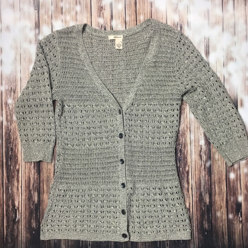 DKNY Knit 3/4 Sleeve Cardigan 🦄🦄