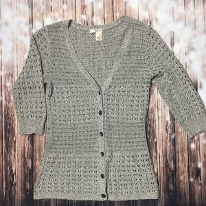 DKNY Knit 3/4 Sleeve Cardigan 🦄🦄