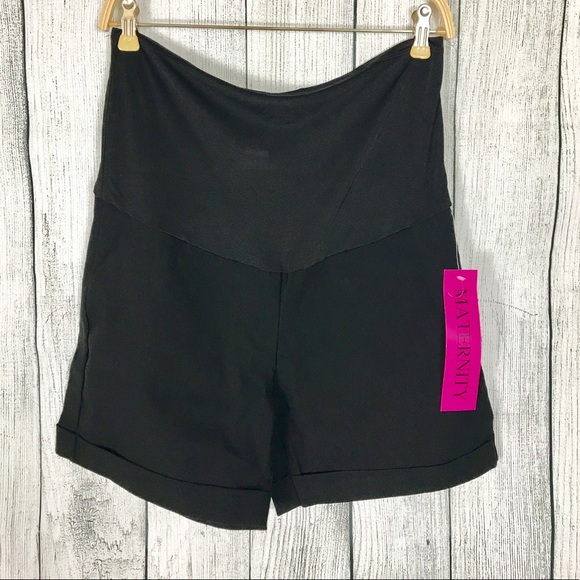 Pants - [Rue Juju] Black Maternity Slacks Shorts NWT 05