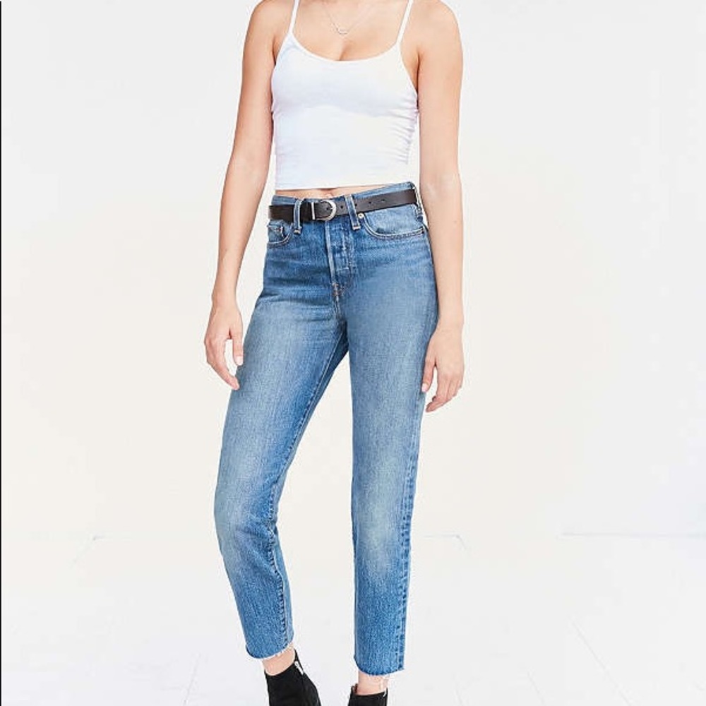 Levi's Wedgie Jeans 24 - Coyote Desert, Mom Jeans