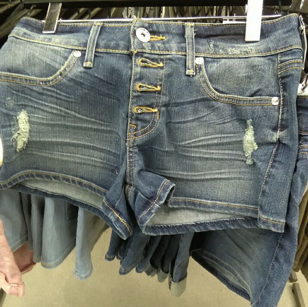 GUess denim shorts vintage blue