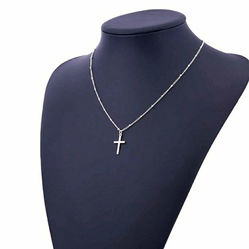 5 for $25 Delicate Dainty Cross Necklace - Picture 3 of 6