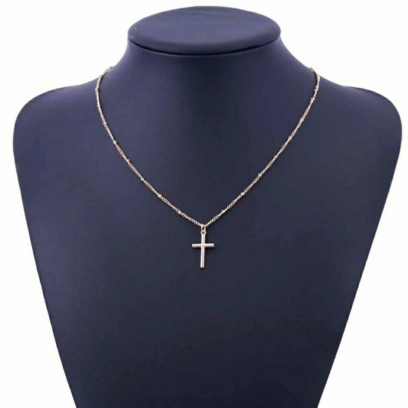 5 for $25 Delicate Dainty Cross Necklace - Picture 2 of 6