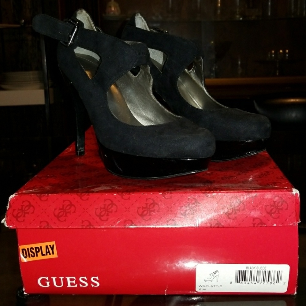 $3 $3 $3 Suede black heels