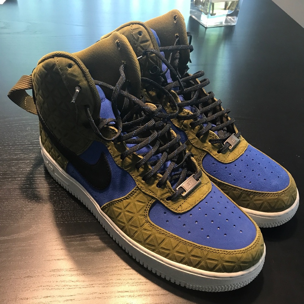 Multi-color hightop sneakers