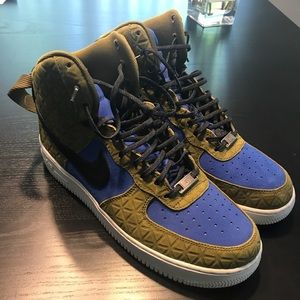 Multi-color hightop sneakers