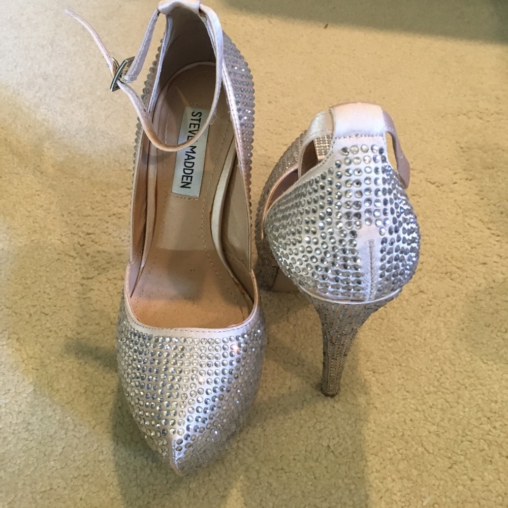 Jeweled Steve Madden heels