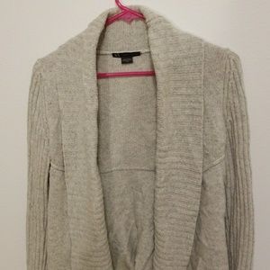 Armani Exchange Grey Waterfall Cardigan/sweater