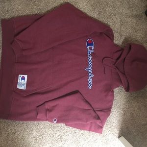Champion hoodie (used) washed once size XL