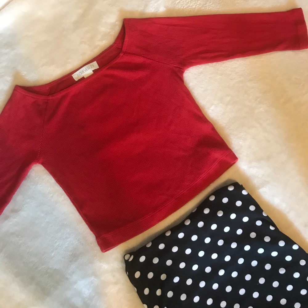 F21 crop top