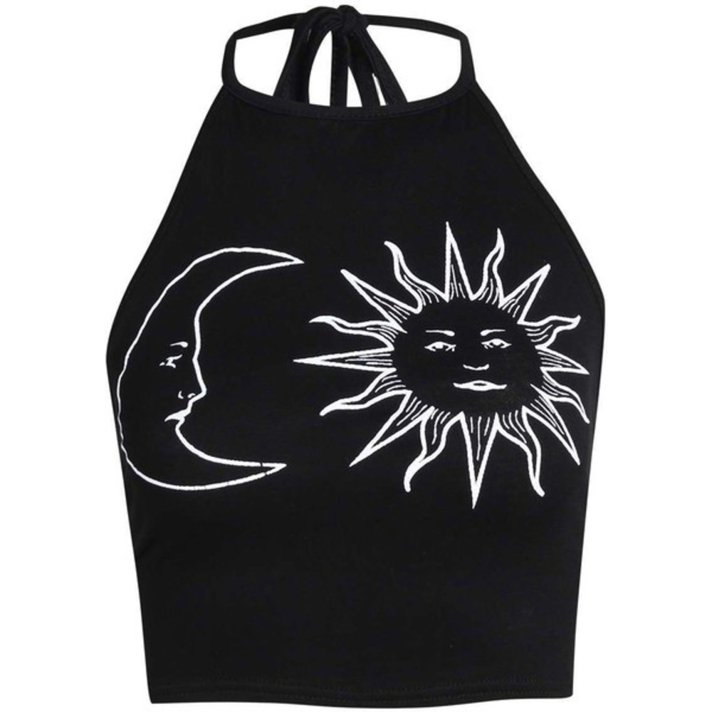 Sun & Moon crop top halter