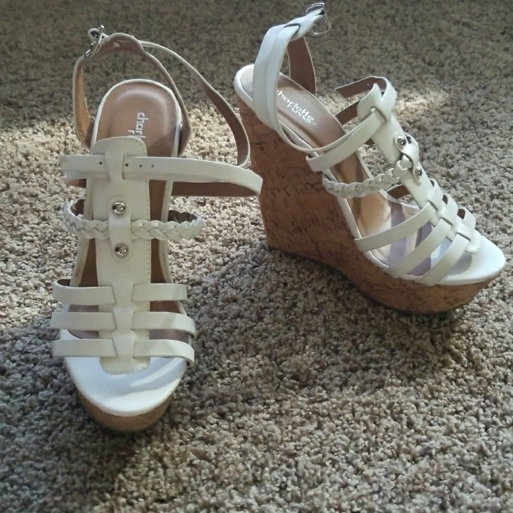 Brand new, never worn wedges