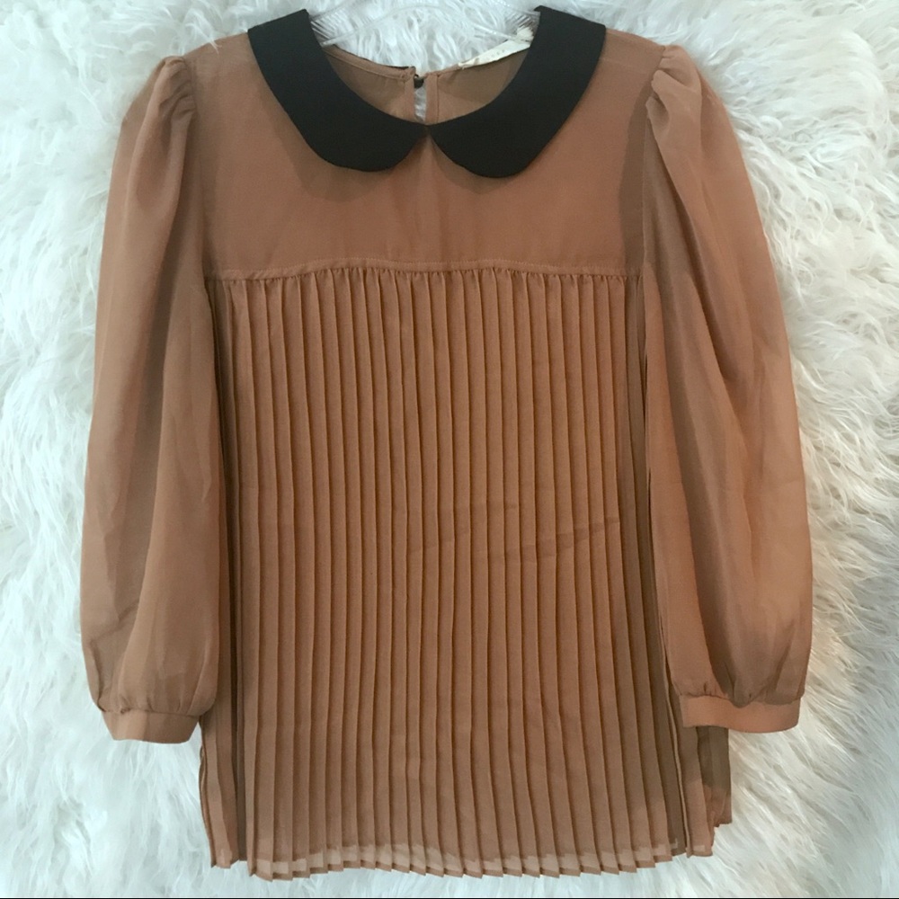 Lush pleated blouse