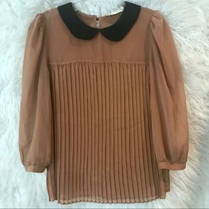 Lush pleated blouse