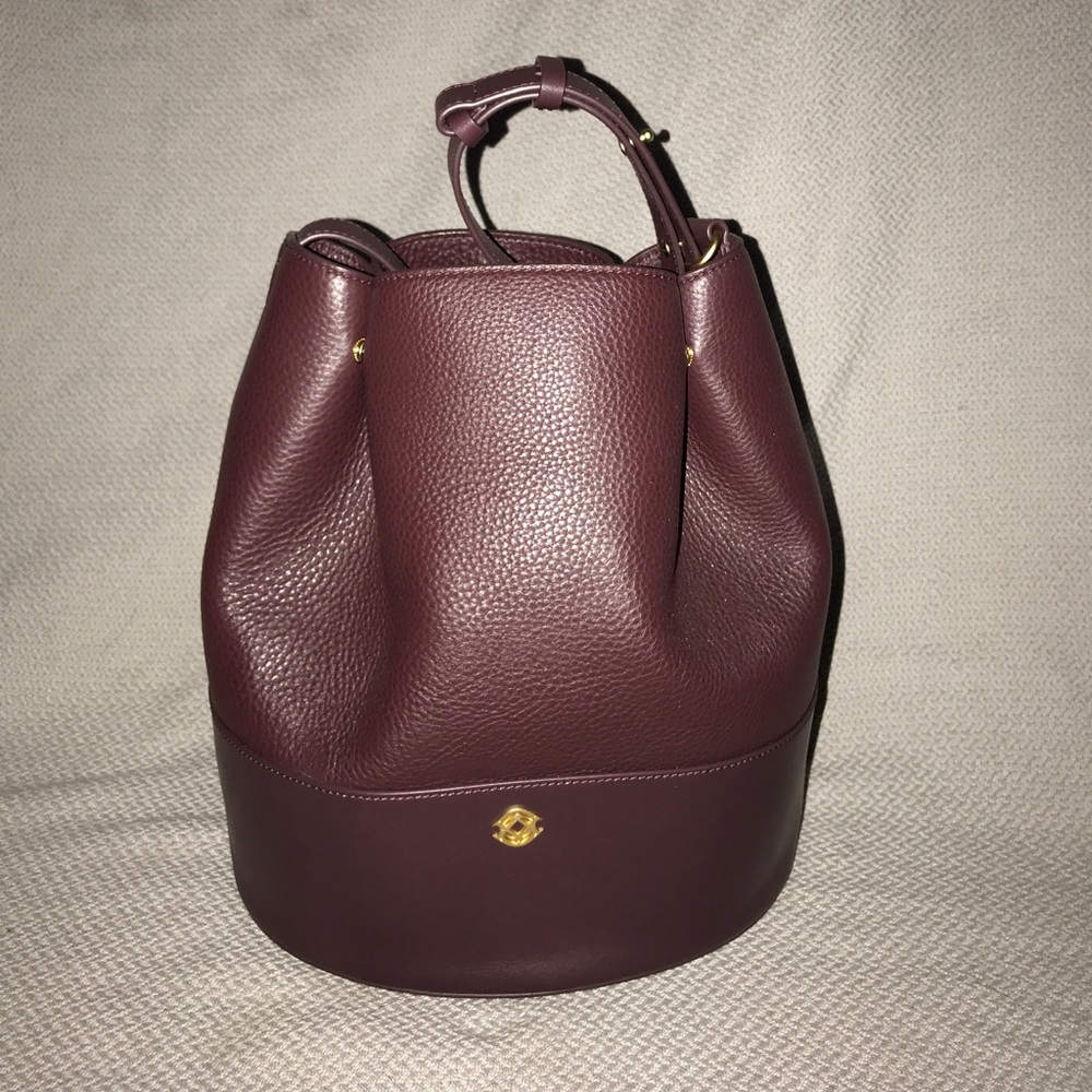 Dagne Dover Ava Bucket in Ox Blood