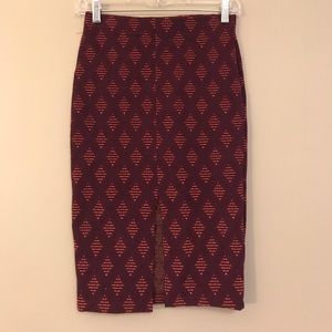 Zara patterned skirt