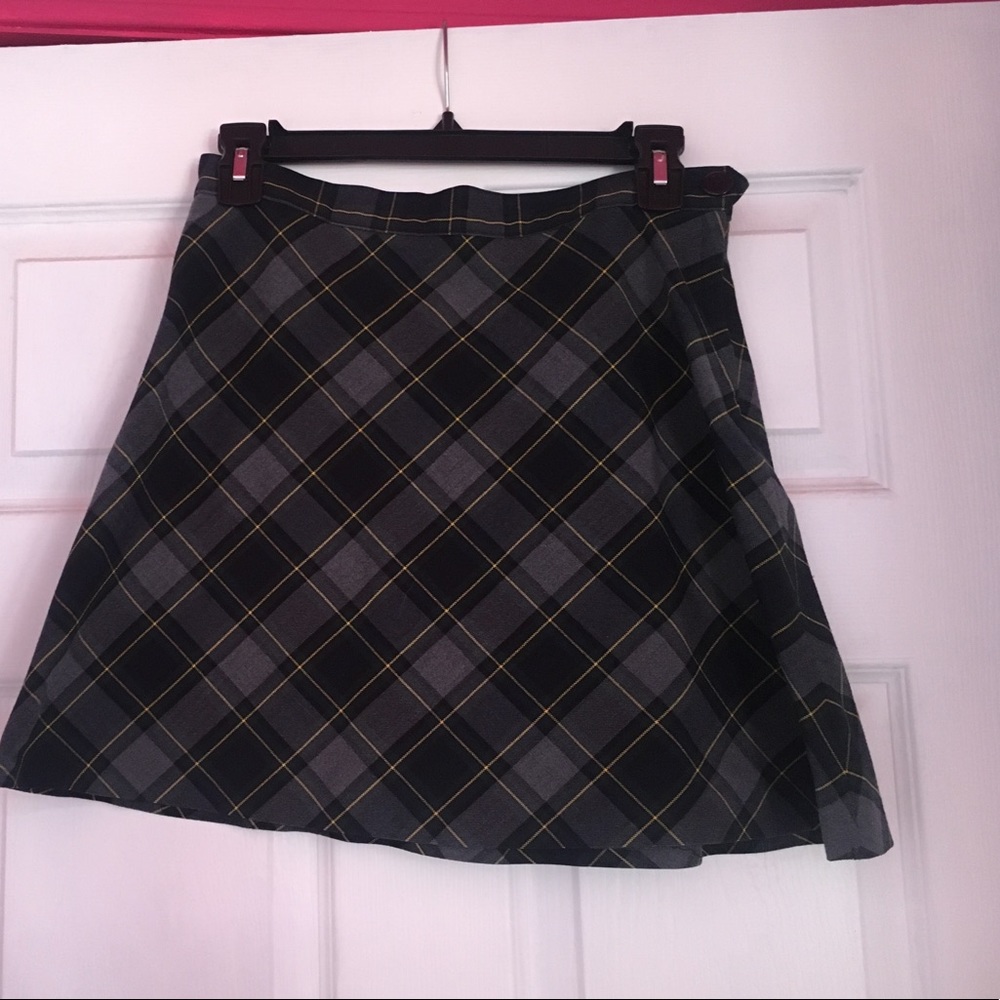 Plaid school girl skirt💕