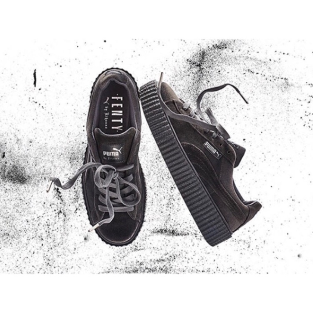 New Gray Fenty Puma Creepers size 9 and 8.5