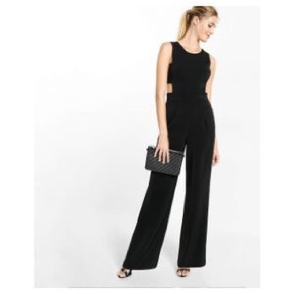 black cut out jumpsuits