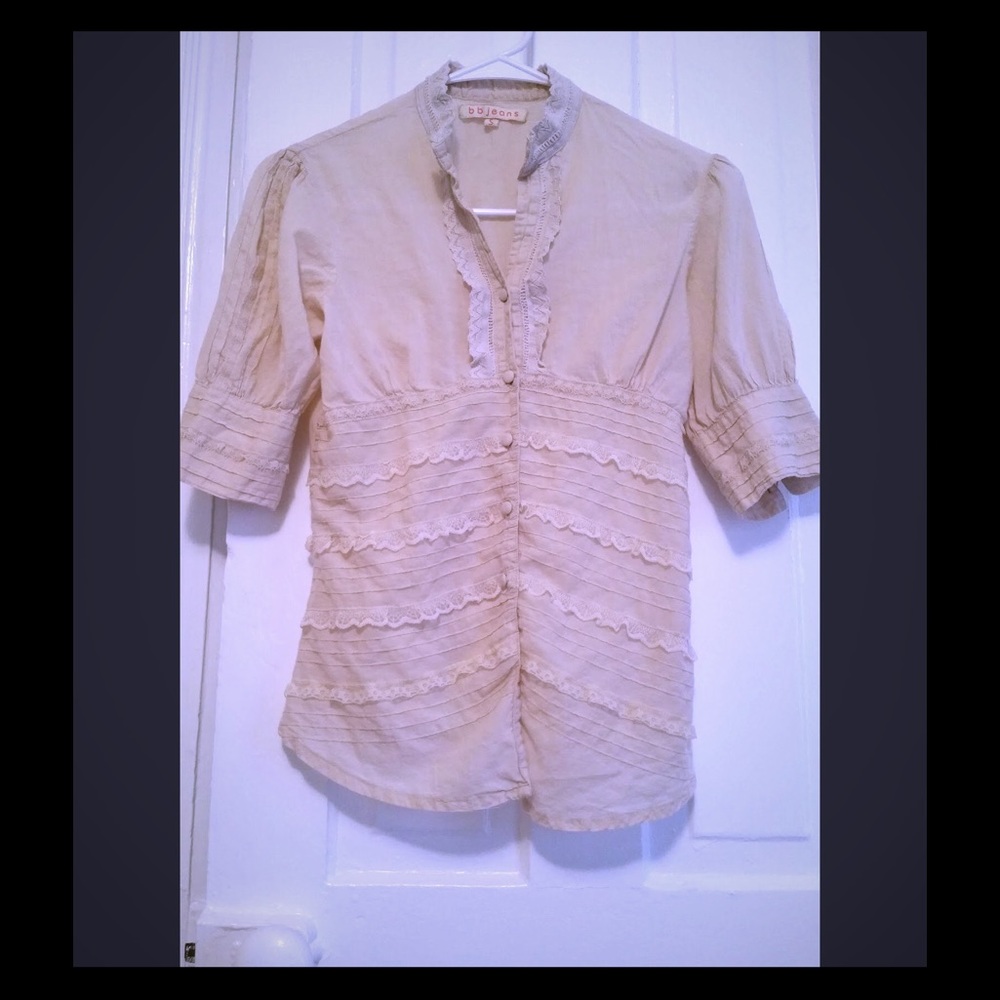 Adorable BB Jeans Lace Top
