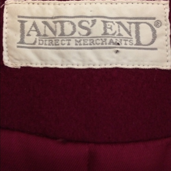 Lands'end raspberry wool & cashmere jacket - Picture 3 of 6