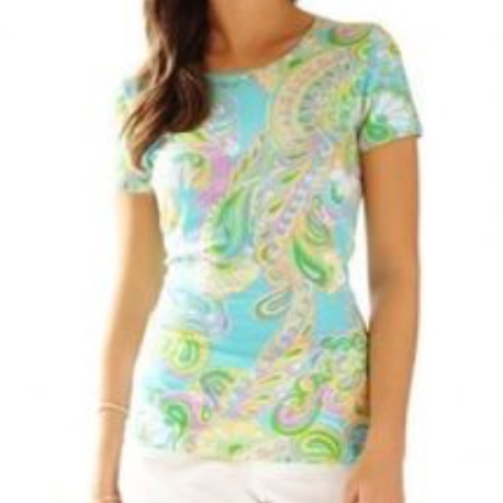 NWT Lilly Pulitzer Karrie Top in Double Trouble