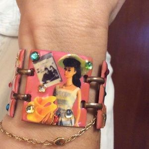 Barbie Bracelet - Enamel Over Copper  🎀🌸