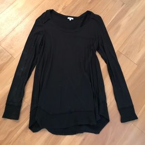 Splendid waffle edge t shirt