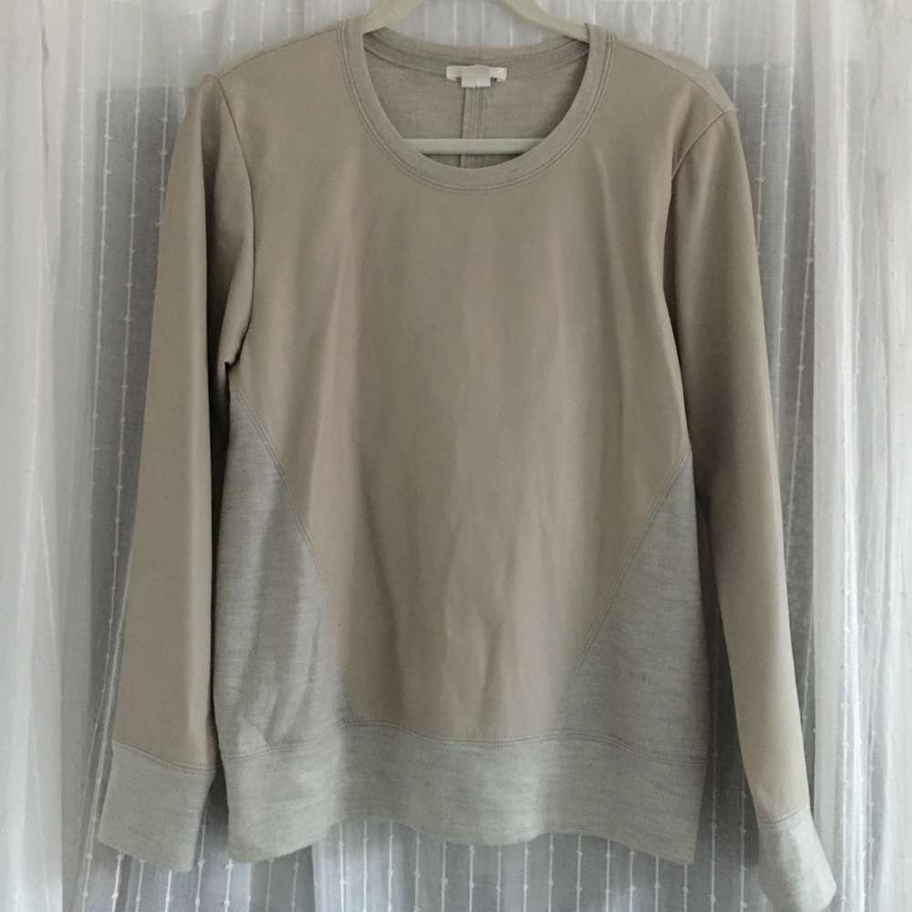 Helmet Lang Lamb Leather + Wool Sweatshirt